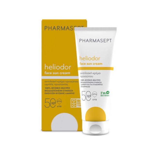 Pharmasept Heliodor Αντηλιακή Κρέμα Προσώπου SPF50 με Χρώμα 50ml