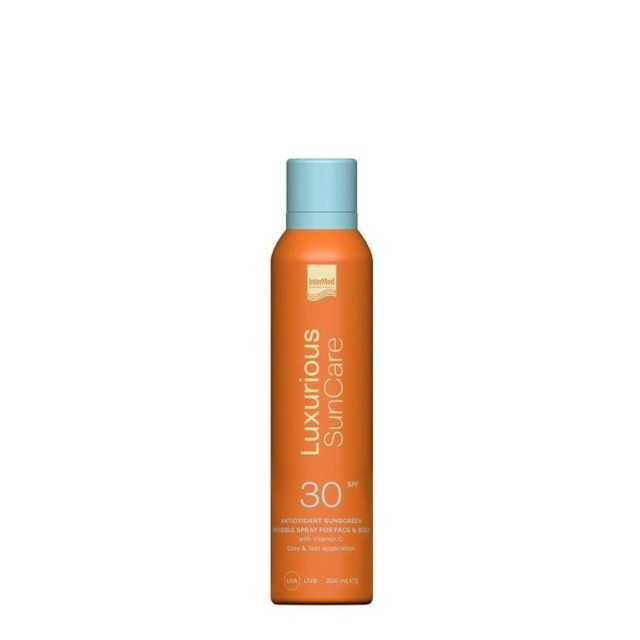 Luxurious Suncare Antioxidant Sunscreen Invisible Spray Spf 30 Face & Body 200ml
