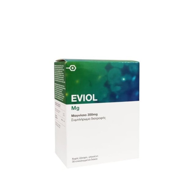 Eviol Magnesium Συμπλήρωμα Διατροφής Μαγνησίου 350mg, 30caps