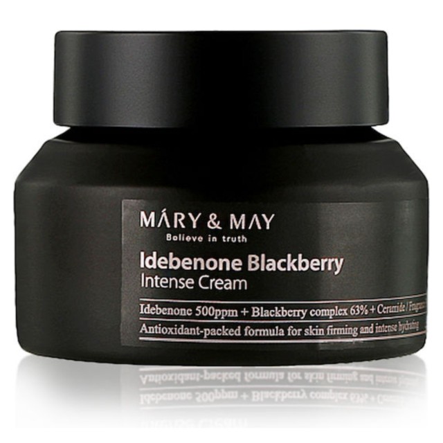 Mary & May Idebenone & Blackberry 48ωρη Ενυδατική & Αντιγηραντική Κρέμα Προσώπου με Νιασιναμίδη & Ceramides 70gr
