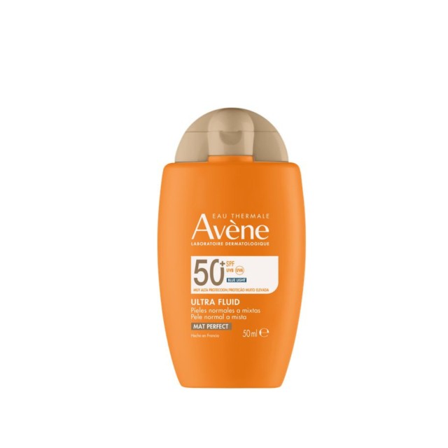 Avene Ultra Fluid Perfecteur SPF50+ Αντηλιακή Κρέμα Προσώπου με Χρώμα 50 ml