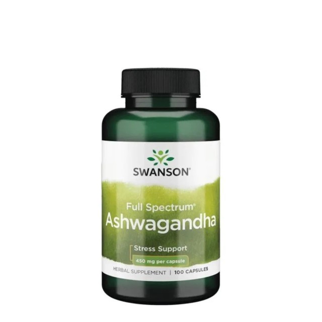 Swanson Ashwagandha 450mg 100 Capsules