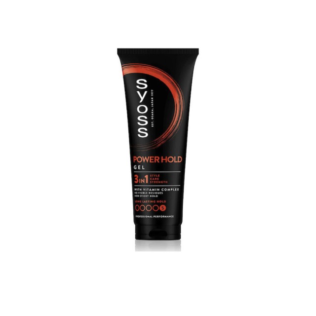 Syoss Men Power Hold Sculpting No7 Gel Μαλλιών 250ml
