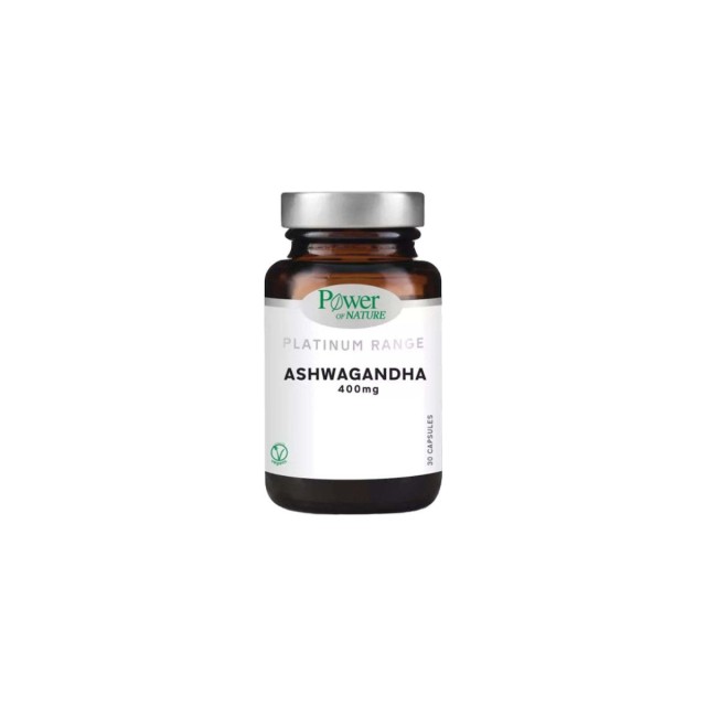 Power Of Nature Platinum Range Ashwagandha 400mg 30 κάψουλες Energy