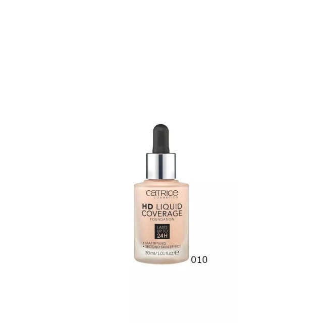 Catrice HD Liquid Coverage Foundation 010 Light Beige