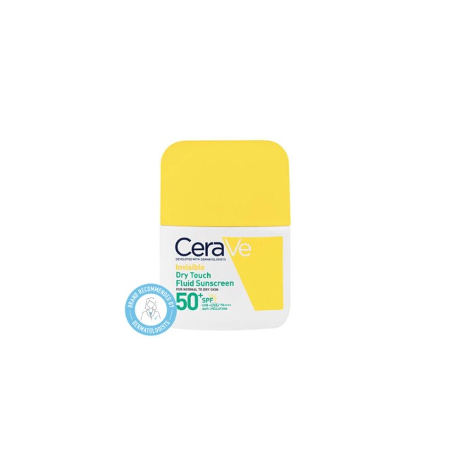 CeraVe Invisible Dry Touch Normal to Oily Skin Αντηλιακό Προσώπου SPF50+ 50ml