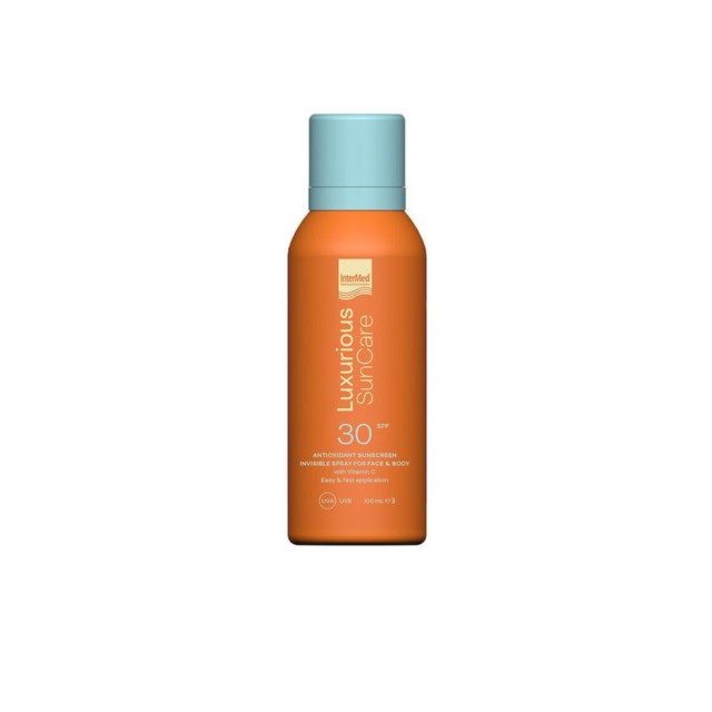 InterMed Luxurious Suncare Αντηλιακή Κρέμα για το Σώμα SPF30 σε Spray 100ml