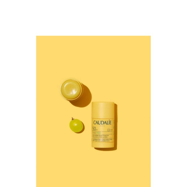 Caudalie Vinosun Protect Invisible Stick SPF50 Αντηλιακό Stick για Πρόσωπο Χείλη & Ευαίσθητες Περιοχές 15g