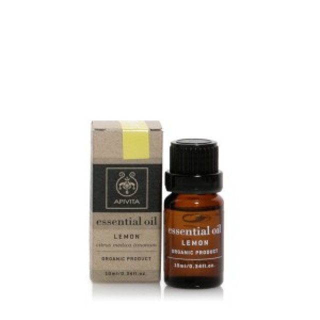 Apivita Essential Oil Αιθέριο Έλαιο Λεμόνι 10 ml