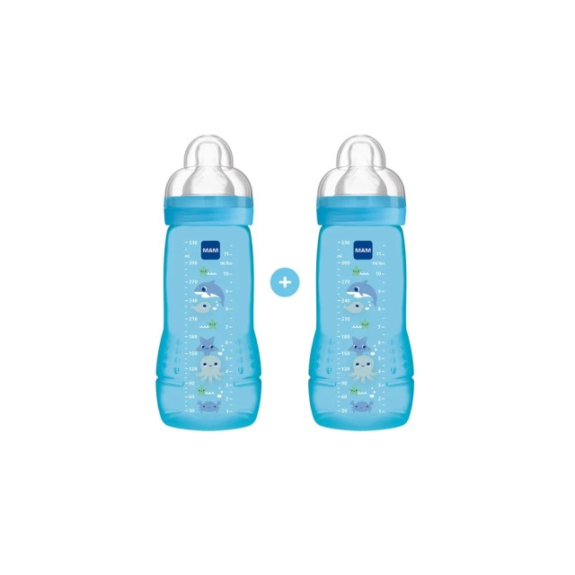 Mam Easy Active Baby Bottle Plastic Color Blue 4m+