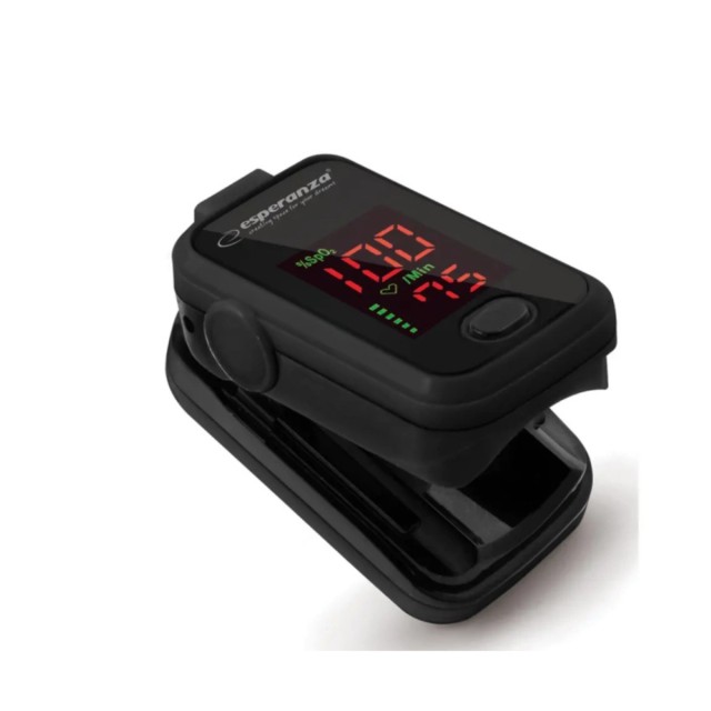 Παλμικό Οξύμετρο Δακτύλου Μαύρο