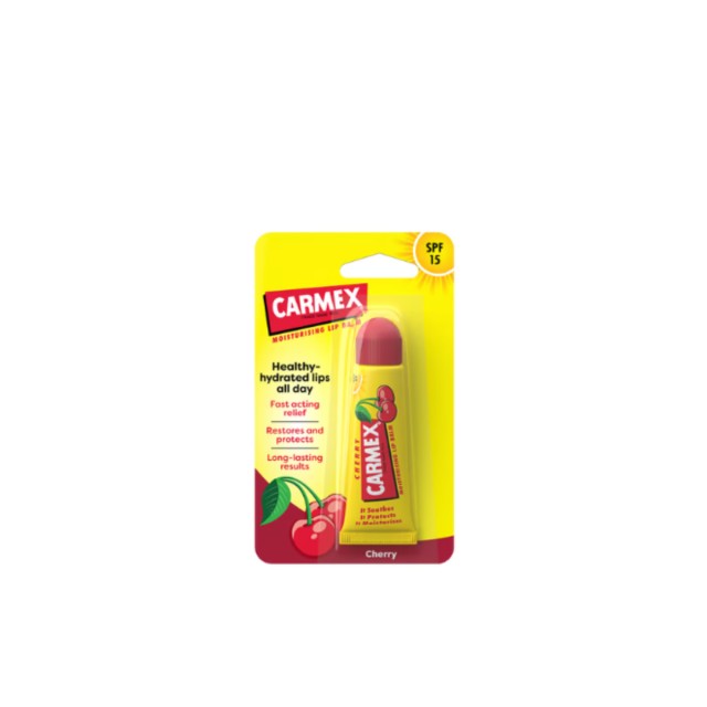 Carmex Tube SPF15 Classic Moisturising Lip Balm Cherry 10gr