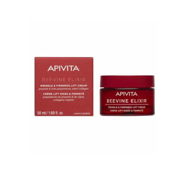 Apivita Beevine Elixir Wrinkle & Firmness Lift Cream Light Αντιρυτιδική Κρέμα Ημέρας Ελαφριάς Υφής 50 ml