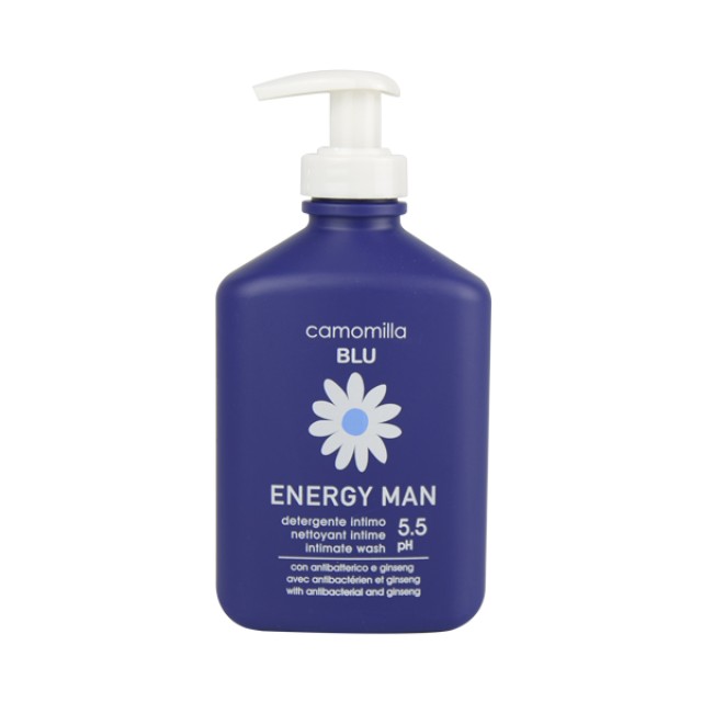 Camomilla Blu Intimate Wash Energy Man pH5.5, Υγρό Καθαρισμού Ευαίσθητης Περιοχής για Άνδρες 300ml