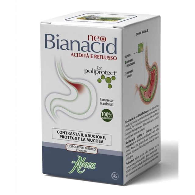 Aboca Neo Bianacid Gluten Free 45 tabs