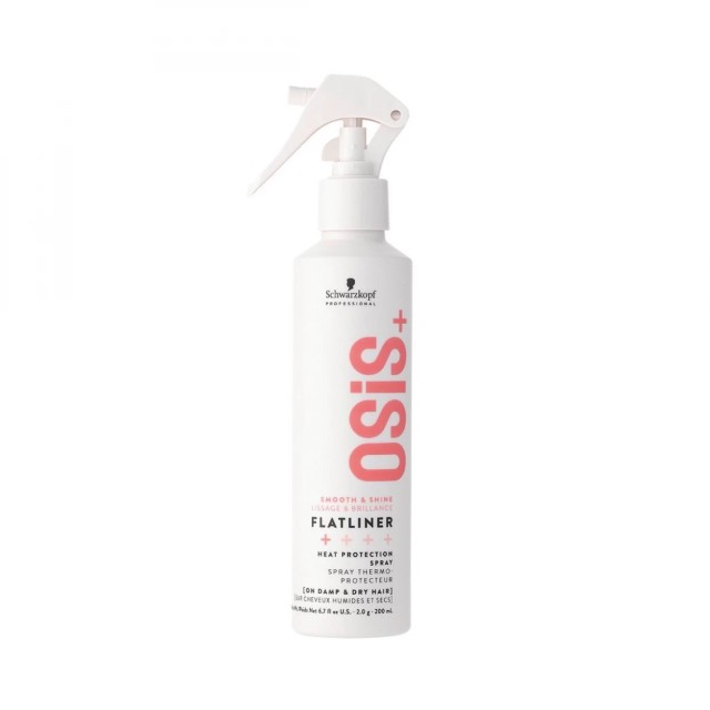 Schwarzkopf OSiS+ Flatliner Spray Θερμοπροστασίας Μαλλιών κατά του Φριζαρίσματος 200ml