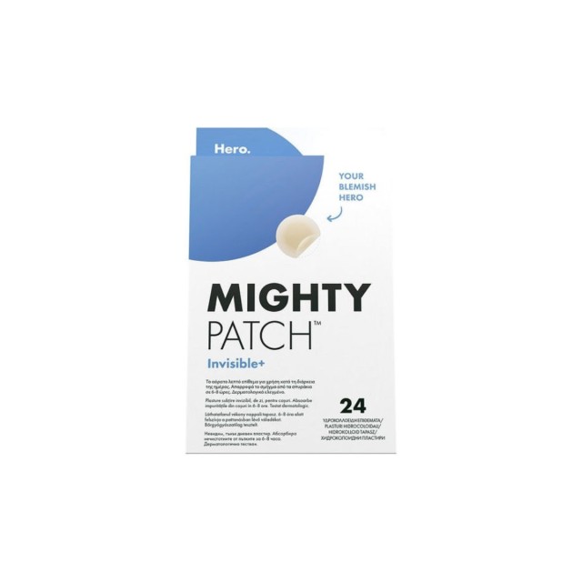 Hero Επιθέματα για Σπυράκια Mighty Patch Invisible 24τμχ