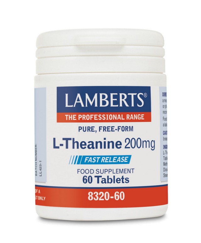 LAMBERTS L-THEANINE 200MG 60TABS