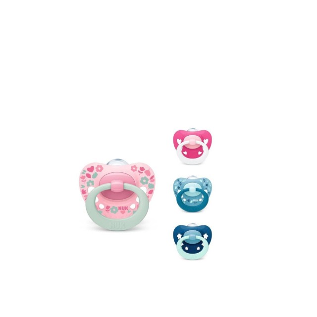 Nuk Signature Ορθοδοντική Πιπίλα Σιλικόνης 18m-36m X1