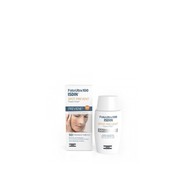 Isdin  Spot Prevent Fusion Fluid - Αντηλιακό Προσώπου SPF50+ 50ml
