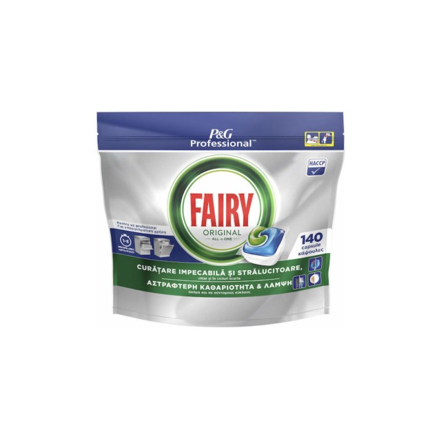 Fairy Original All in One Επαγγελματικές 140 Κάψουλες Πλυντηρίου Πιάτων
