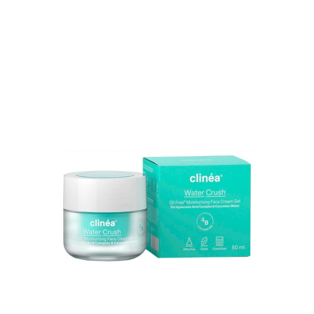 Clinea Water Crush Ενυδατική Κρέμα-Gel Προσώπου Ελαφριάς Υφής 50 ml