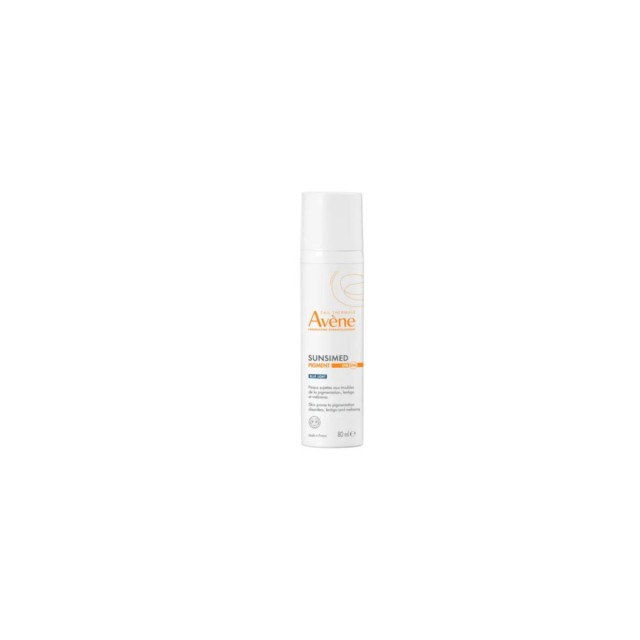 Eau Thermale Avène Sunsimed Pigment Blue Light Αδιάβροχη Αντηλιακή Κρέμα Προσώπου SPF50+ 80ml