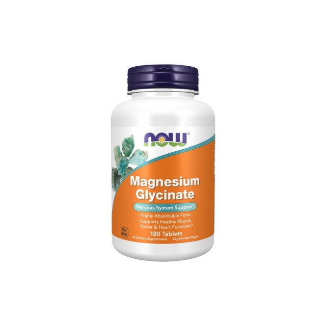 NOW MAGNESIUM GLYCINATE 180 TABS