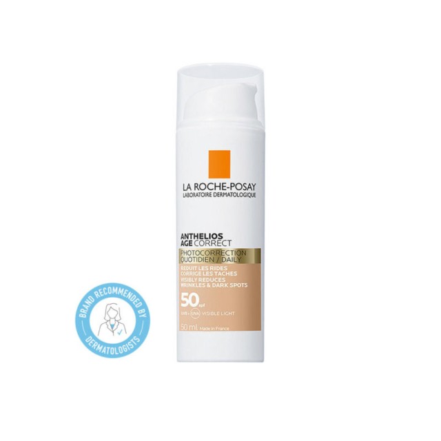 La Roche Posay Anthelios Age Correct Αντηλιακή Κρέμα Προσώπου SPF50 με Χρώμα 50ml