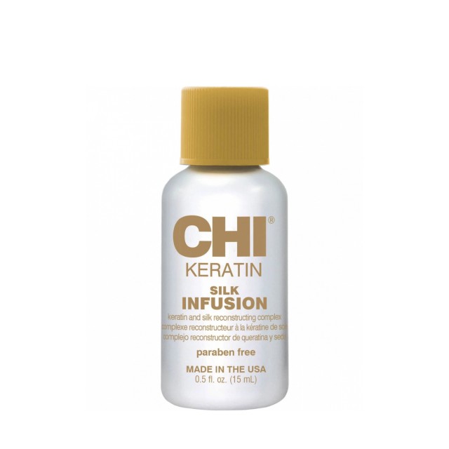 Chi Keratin Silk Infusion - Θεραπεία απόκατάστασης των Κατεστραμμένων Μαλλιών 15 ml