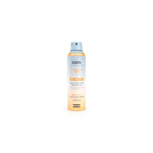 Isdin Fotoprotector Transparent Wet Skin Αδιάβροχο Αντηλιακό Mist για το Σώμα SPF50 250ml