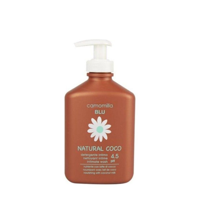 Camomilla Blu Intimate Wash Coconut Milk pH4.5, Υγρό Καθαρισμού για την Ευαίσθητη Περιοχή με Άρωμα Καρύδας pH4.5 300ml