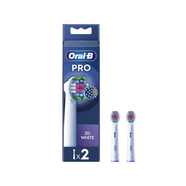 Oral-B Pro 3D White ανταλακτικά, 2τεμ