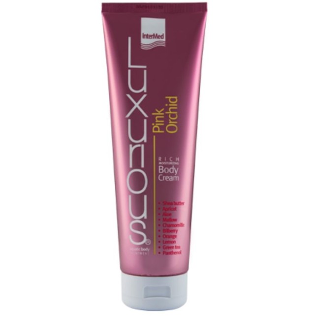 InterMed Luxurious Moisturizing Rich Body Cream Pink Orchid 300ml