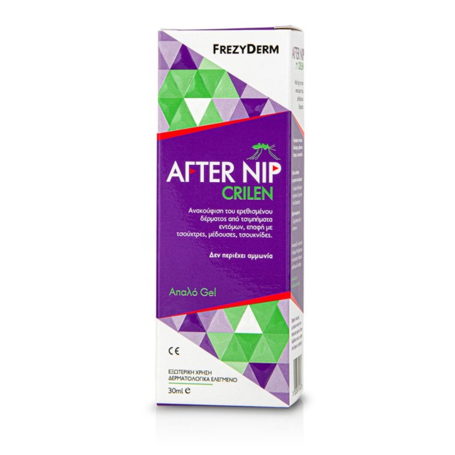 Frezyderm Crilen After Nip Gel Ανακούφιση Ερεθισμένου Δέρματος από Τσιμπήματα Εντόμων, 30ml