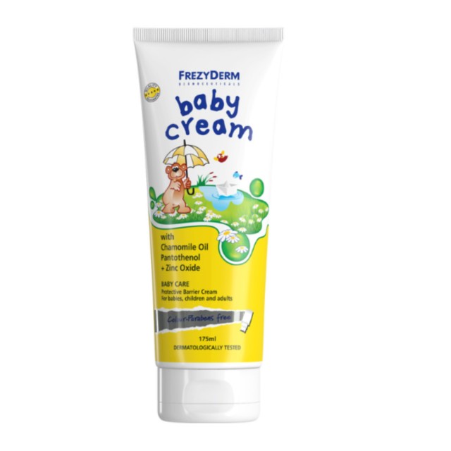 Frezyderm Baby Cream Προστατευτική & Αδιάβροχη Κρέμα για Αλλαγή Πάνας, 175ml