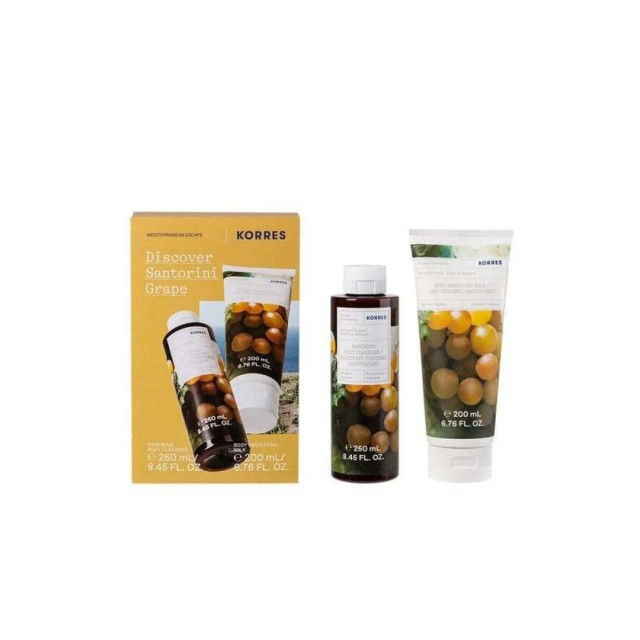 Korres Promo Discover Santoroni Grape Αφρόλουτρο 250ml & Γαλάκτωμα Σώματος 200ml