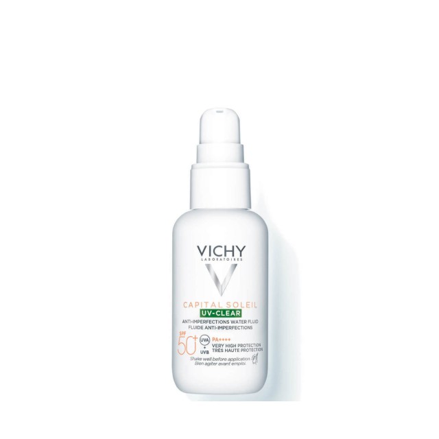 Vichy Capital Soleil UV-Clear Αντηλιακή Λοσιόν Προσώπου SPF50 40ml